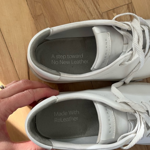 Everlane ReNew Leather Sneakers W 8.5 M 6.5 - Picture 8 of 8